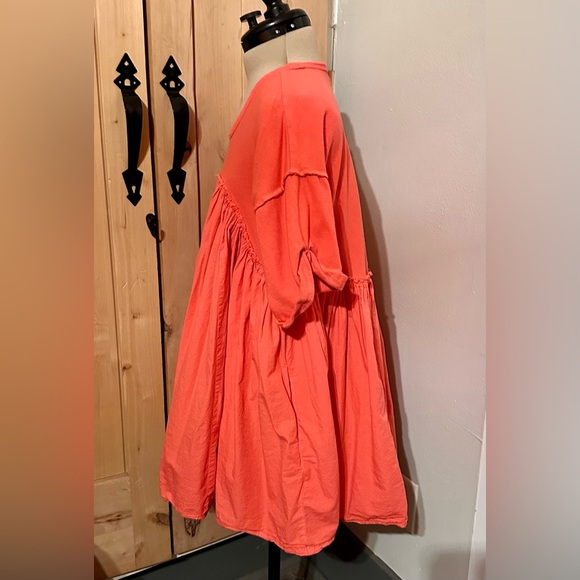 EUC Free People Catalina Mini Dress Radiant Watermelon 🍉 Size Small - Picture 4 of 8